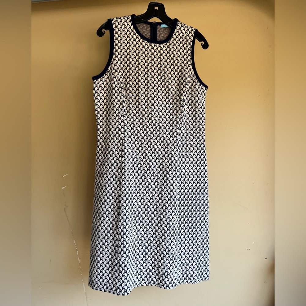 J. McLaughlin sleeveless dress with matching cardigan